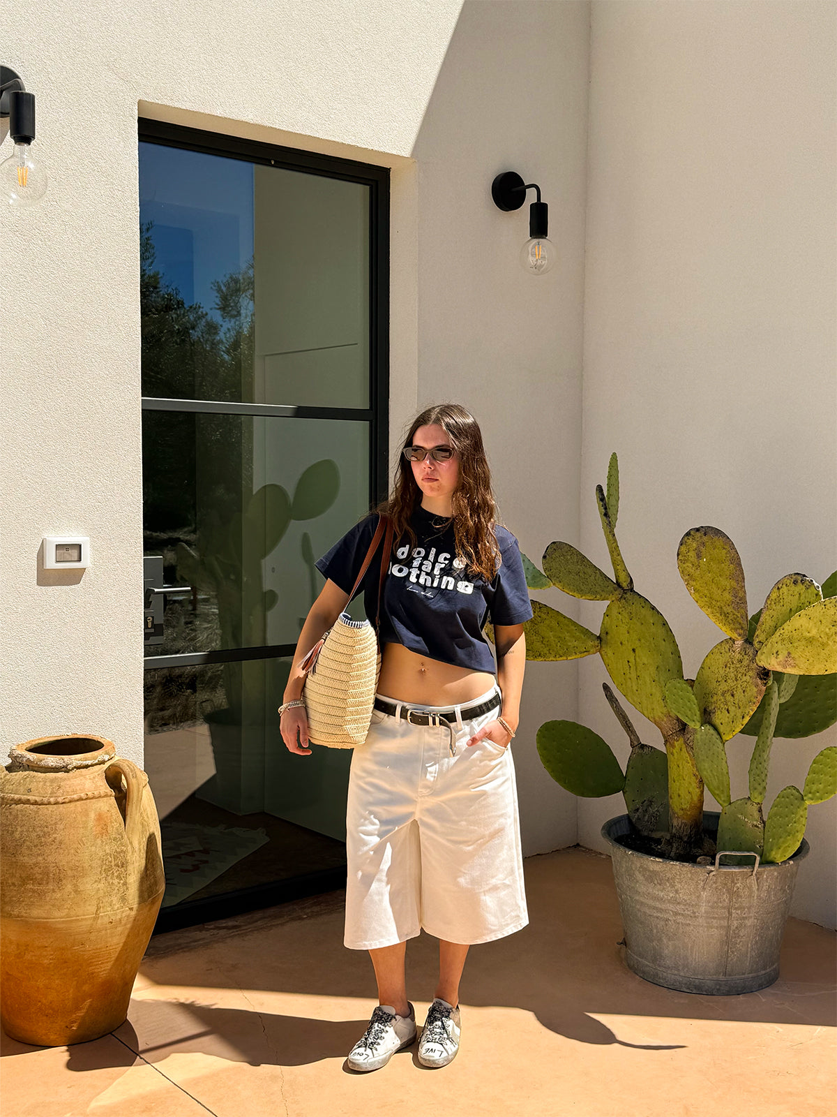 Dolce Far Nothing Navy Blue Tee