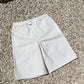 Raw Pearl White Selvedge Jorts