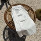 Raw Pearl White Selvedge Jorts