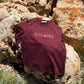 No Rules After Sundown Burgundy Red Tee