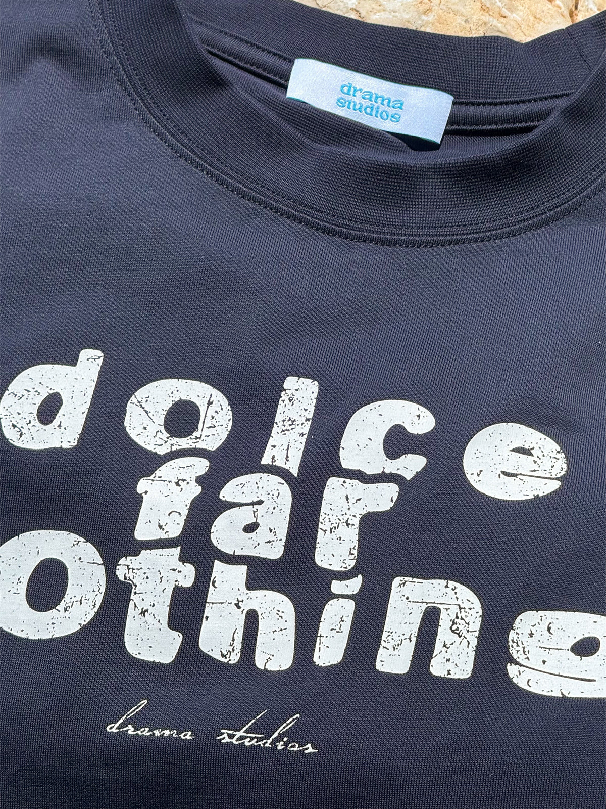 Dolce Far Nothing Navy Blue Tee