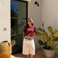 Raw Pearl White Selvedge Jorts